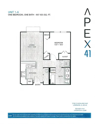 Floor plan A18