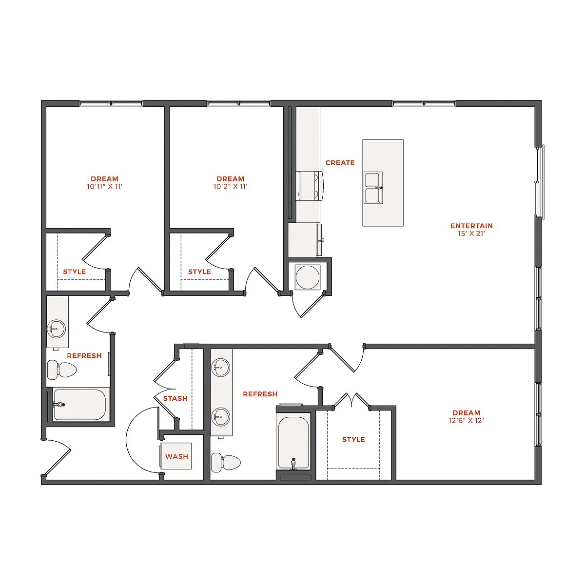 Floor plan C1
