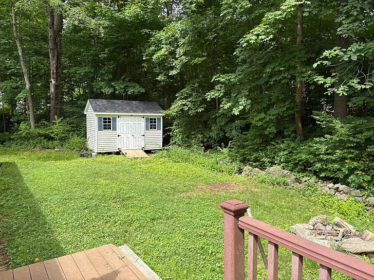 Back yard from deck