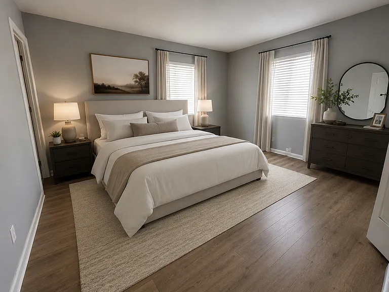 Master Bedroom - Virtually staged