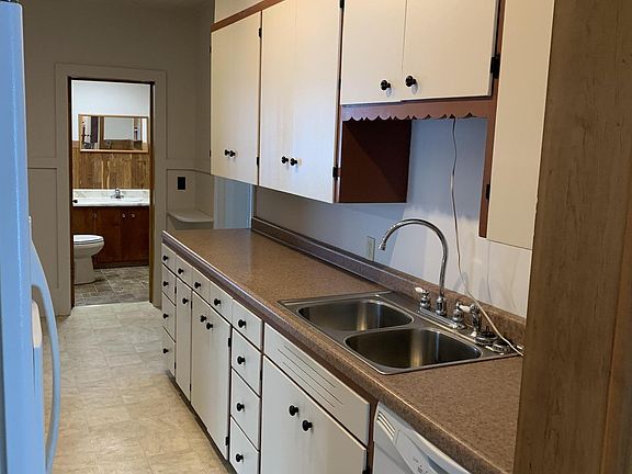 Kitchen with brand new appliances.