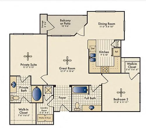 Floor plan Steppe