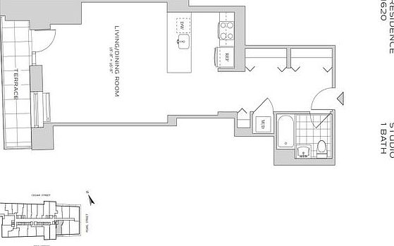 2nd image of 70 Pine St APT 1620