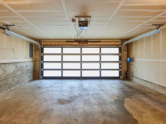 Oversized 2-car garage with space for storage