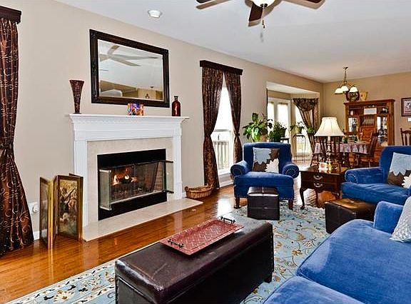 Cozy up to this beautiful gas fireplace in the spacious great room