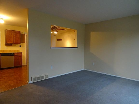 Main level living room and kitchen.