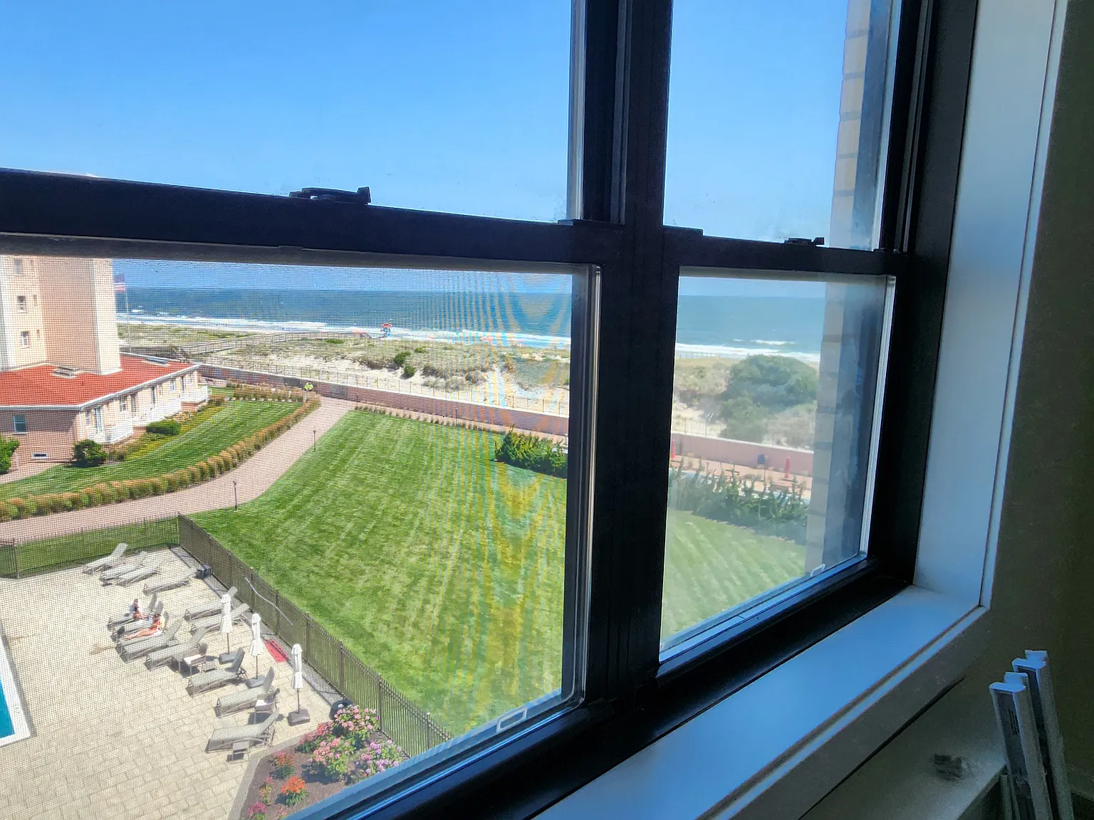 View from bedroom window