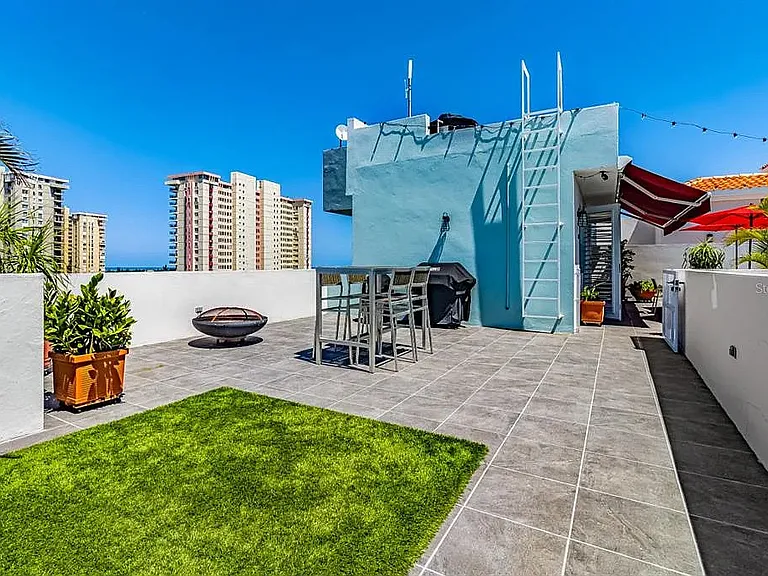 Massive private outdoor terrace for entertaining - includes use of grill.