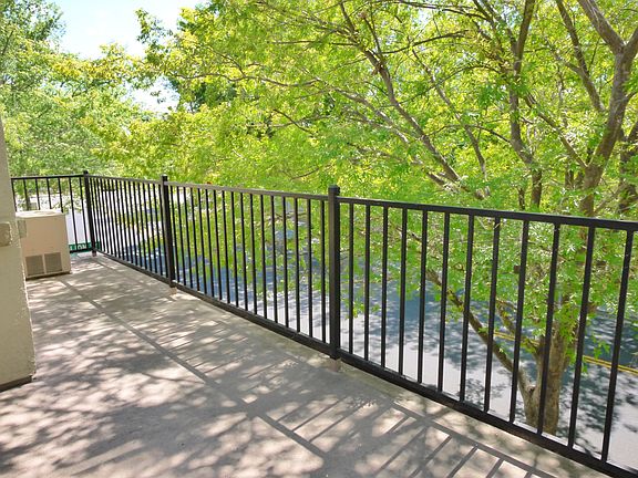 Spacious Balcony for BBQ grill off family room/kitchen