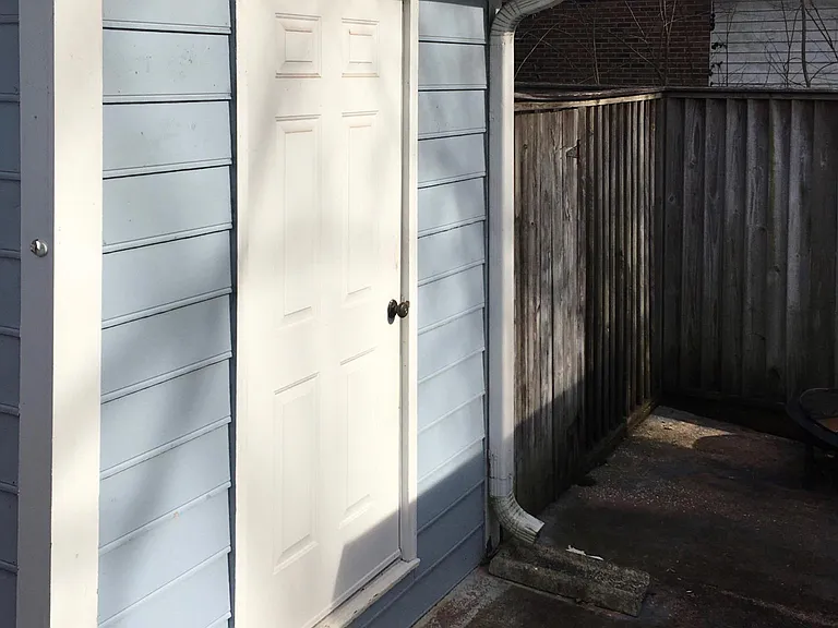 Storage closet back