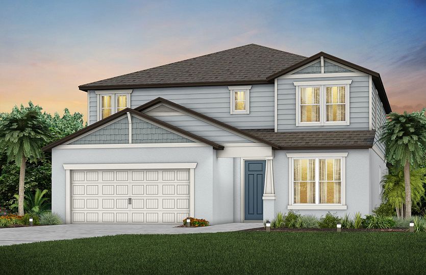 Exterior Rendering, Elevation C1