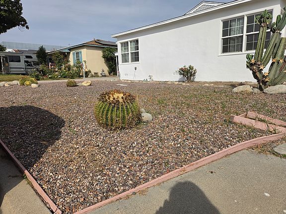 Front door with desert landscape