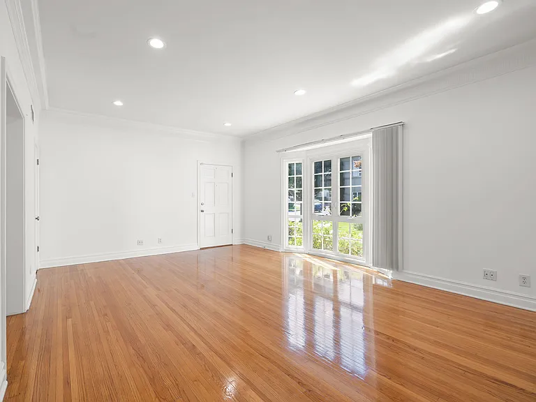 LARGE MAIN ROOM WITH REAL HARDWOOD FLOORS