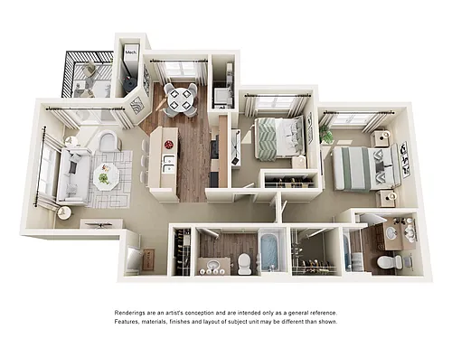 Floor plan Stonebrook B 60%
