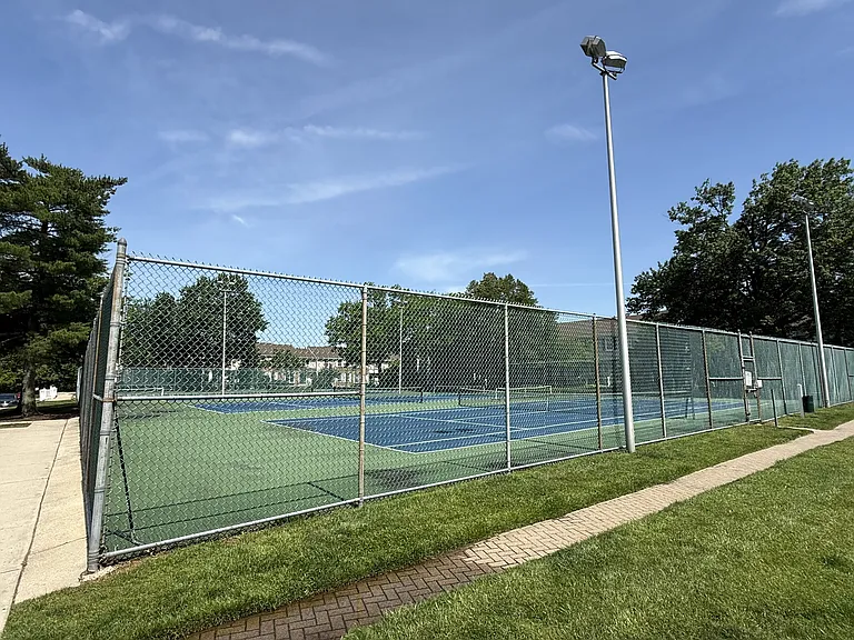 Community tennis courts