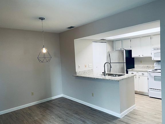 remodeled kitchen with new counter tops and sink