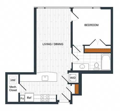 Floor plan 1B