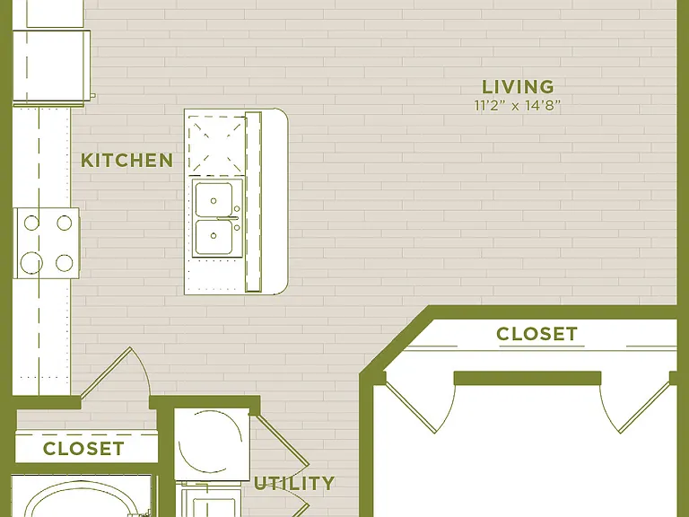 A10a floor plan West Koenig Flats