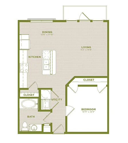 Floor plan A10A