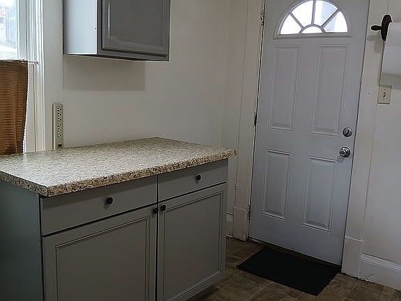 Kitchen cabinet & back door