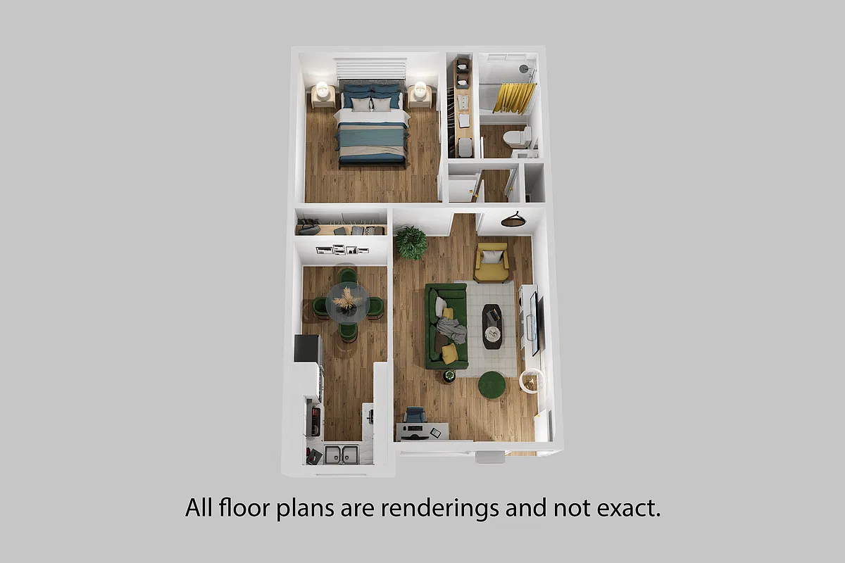Floor plan 1 Bedroom