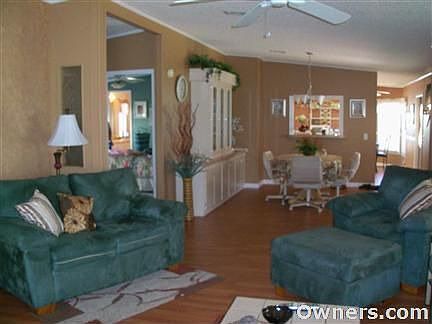 Open living & dinning room