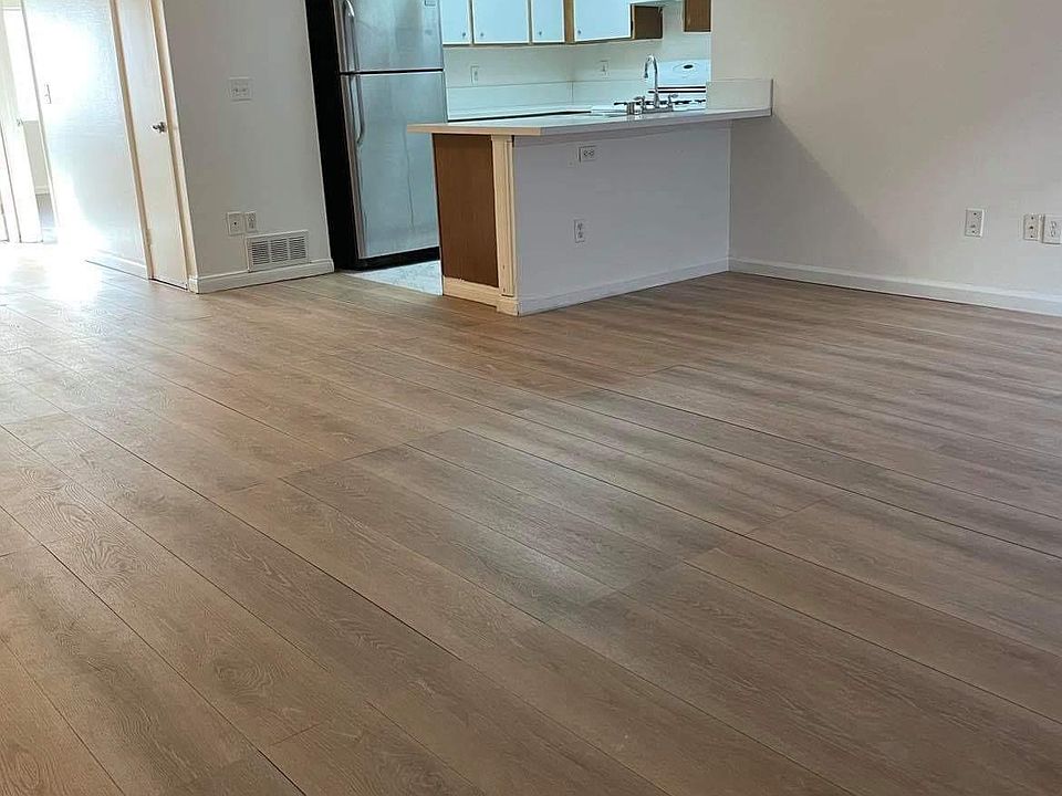 Living room and kitchen