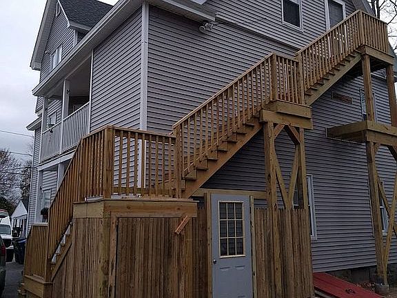 New back stairs