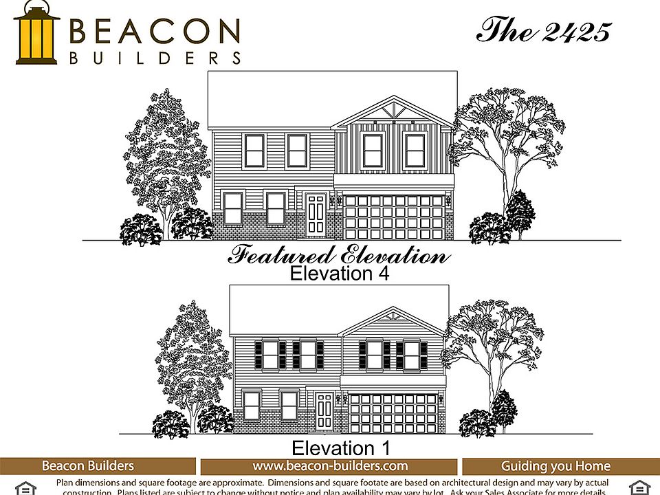 Elevations vary in each community.