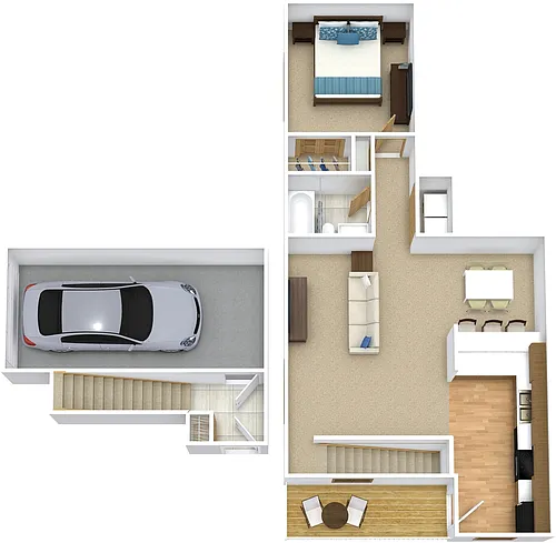 Floor plan Applewood Townhome