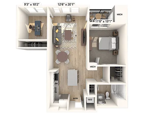 Floor plan A2D