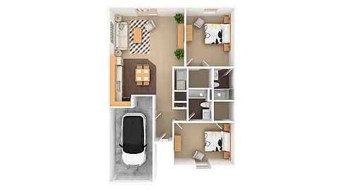 Floor plan DIAMOND Duplex