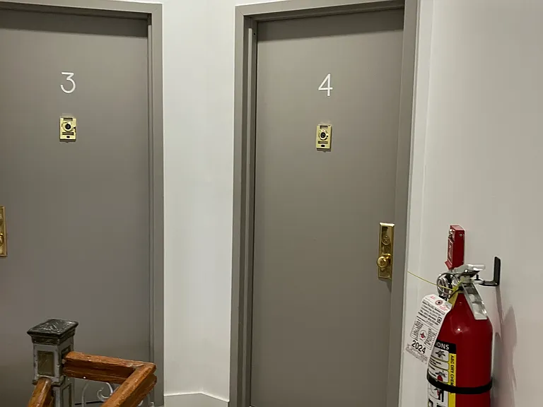 Unit 3 and 4 on the second floor.