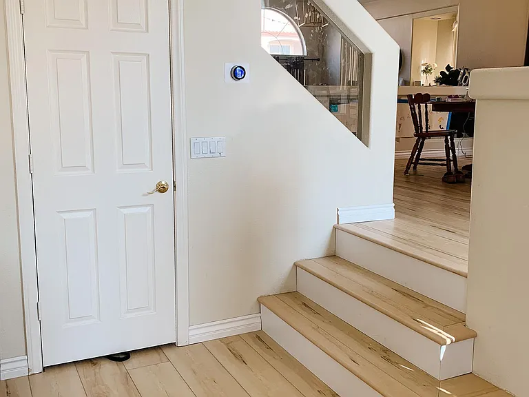 Closet under the stairs