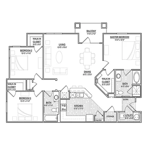 Floor plan Maison I