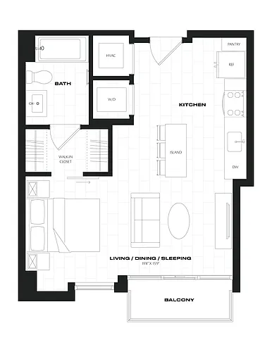 Floor plan Studio-A3.1