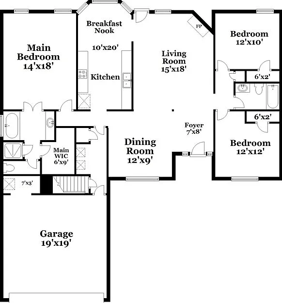 3 bed, 2.0 bath, 1837 sqft, $2,175 — Photo 2