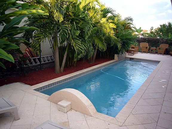 West side patio view
