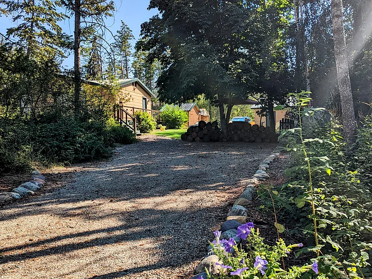 Front driveway.