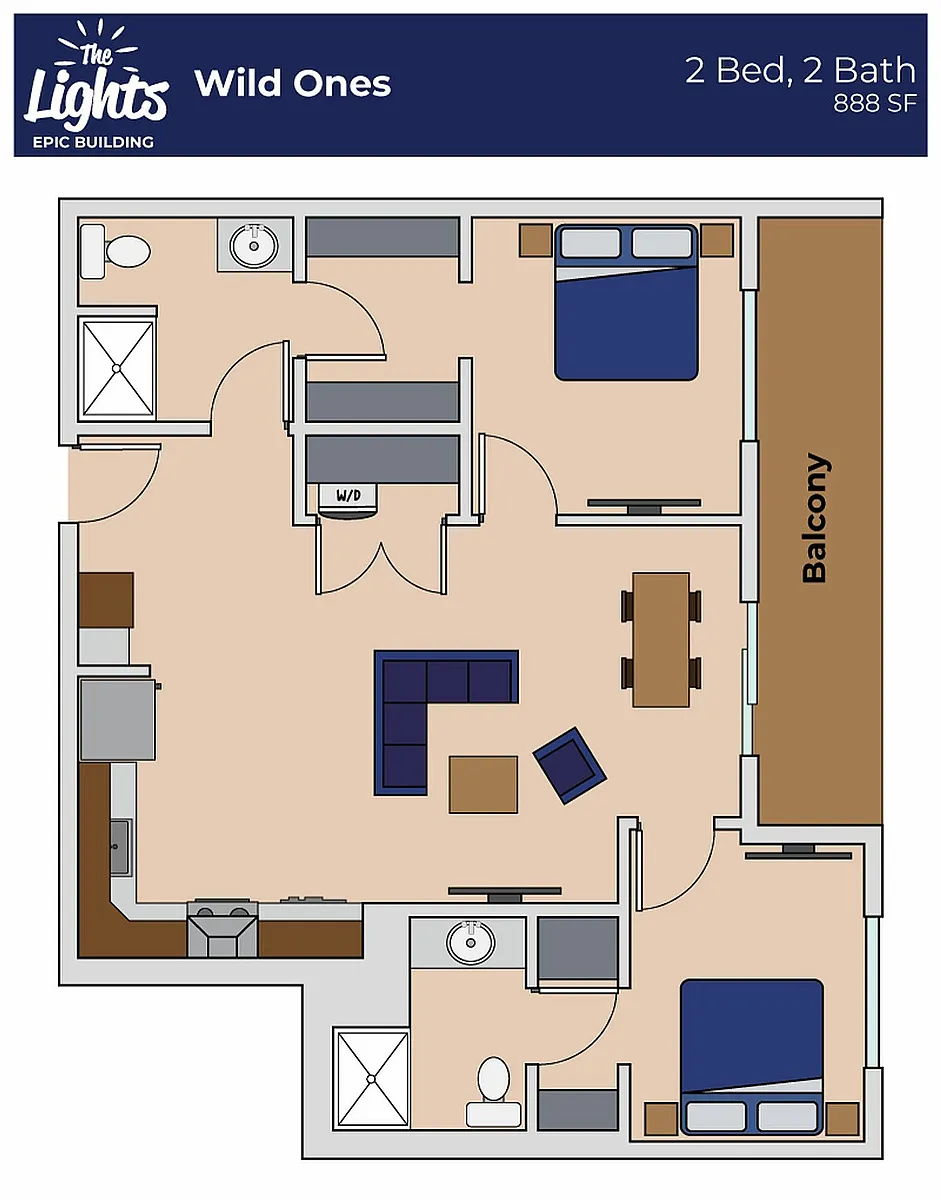 Floor plan Wild Ones