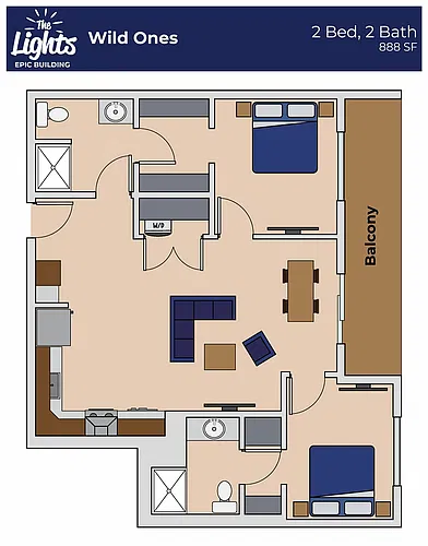 Floor plan Wild Ones