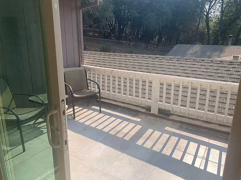Private balcony
