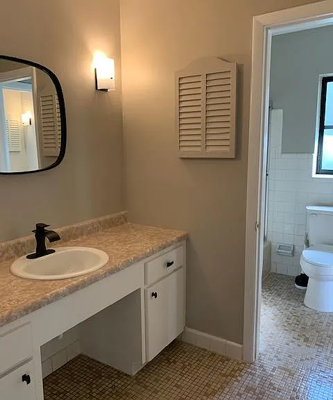 Bathroom with Seperate Vanity Area