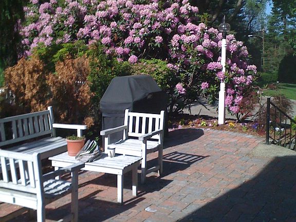 Patio off 3 season porch