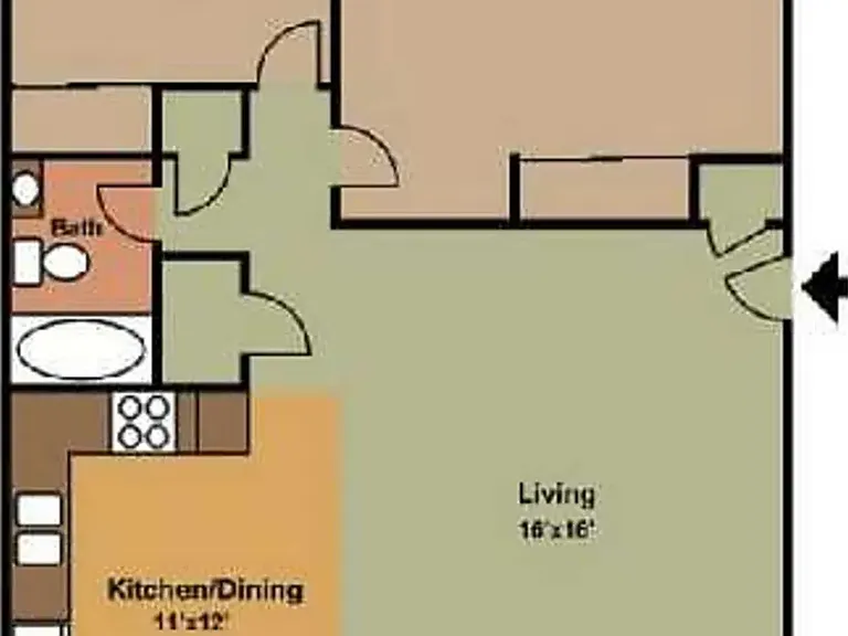 Town & Campus - 2 Bedroom, C Town & Campus - 2 Bedroom, C