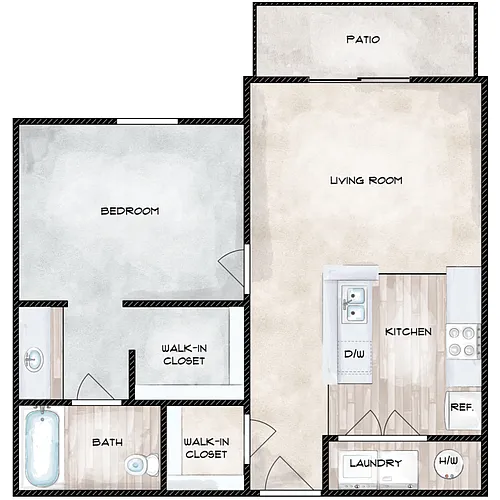Floor plan Bandelier