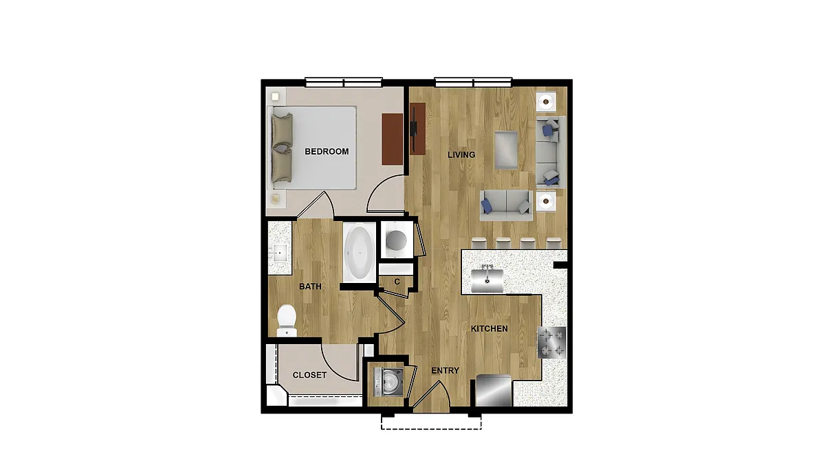 Floor plan A2a