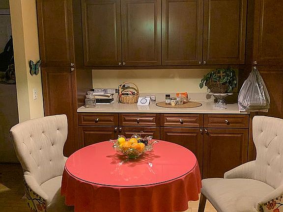 Dining room and added cabine