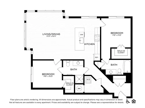 Floor plan 2B1
