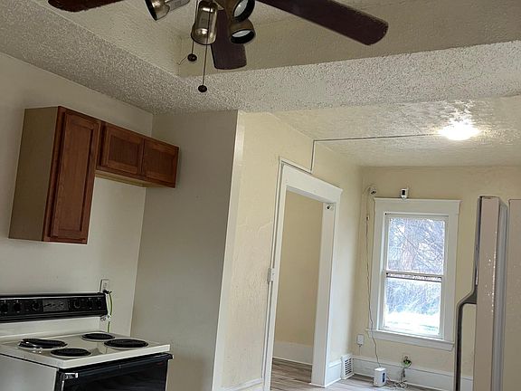 kitchen and living room view